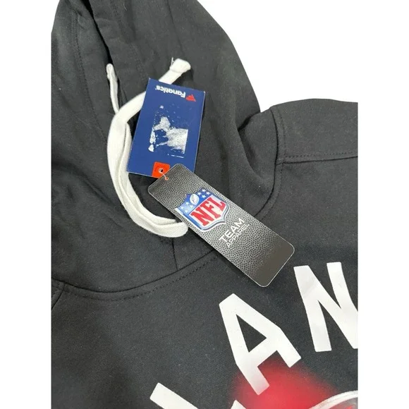 FANATICS OFFICIAL ATLANTA FALCONS NFL MENS "LARGE" NWT Jersey Sweatshirt Hoodie - Picture 6 of 12